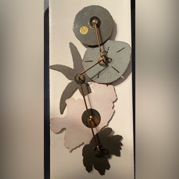 Bovano of Cheshire “Coral and Starfish” copper enamel wall art - Picture 3 of 5